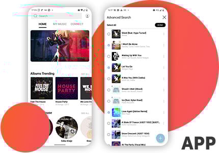 b2b playlist app for fitness and busines